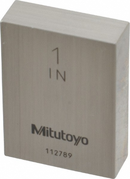 Mitutoyo 1" Rectangular Steel Gage Block