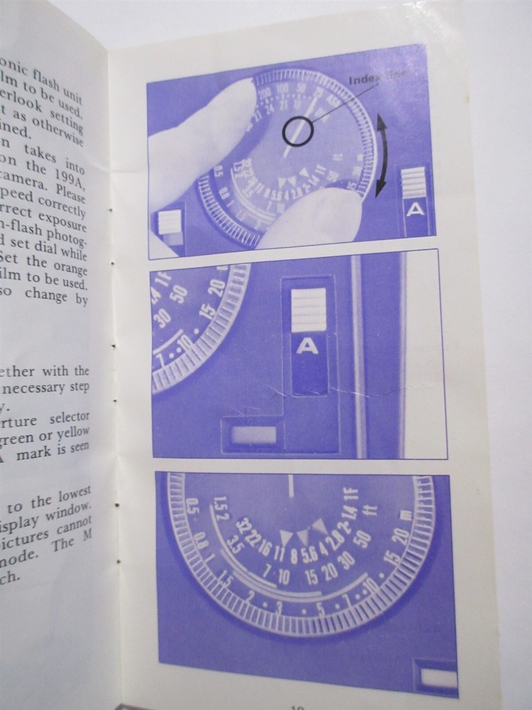 Canon Speedlite 199A Owner’s Manual Instructions Guide