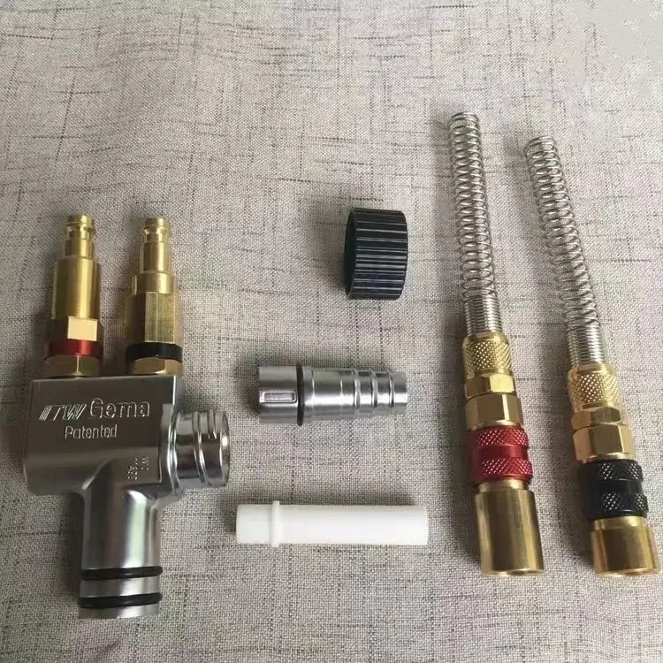 10pcs Threaded sleeve 387819 for Gema Optiflow IG02 Powder Injector Replacement