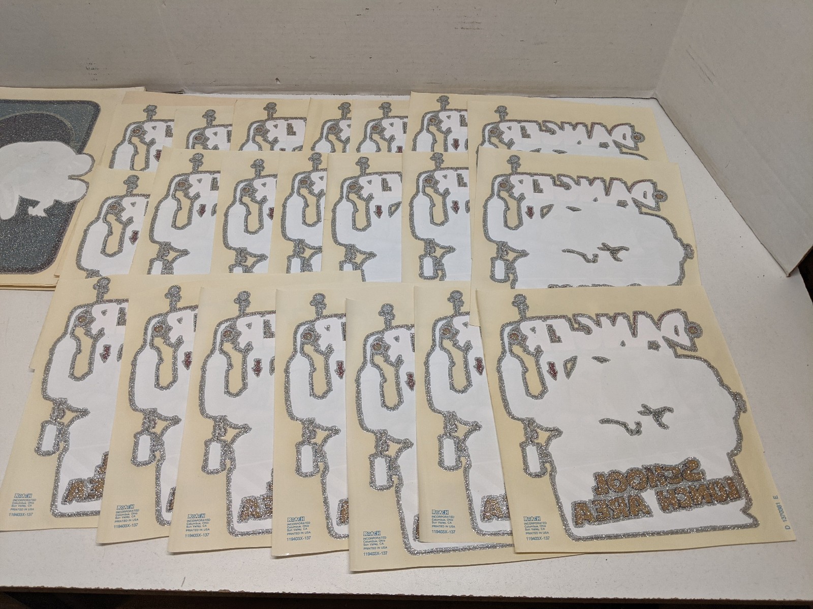 Lot of 50+ 1970s Vintage Iron On Heat Transfers, 8 different designs