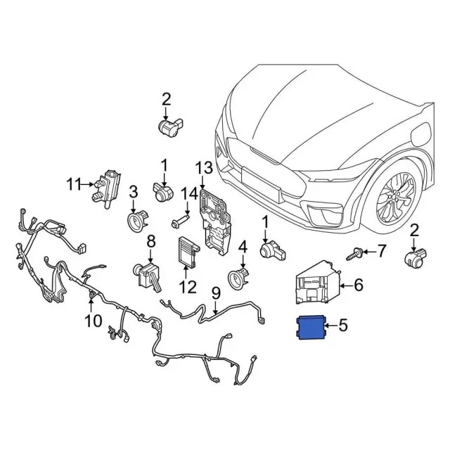 Genuine Ford Sensor Assembly ML3Z14C689G