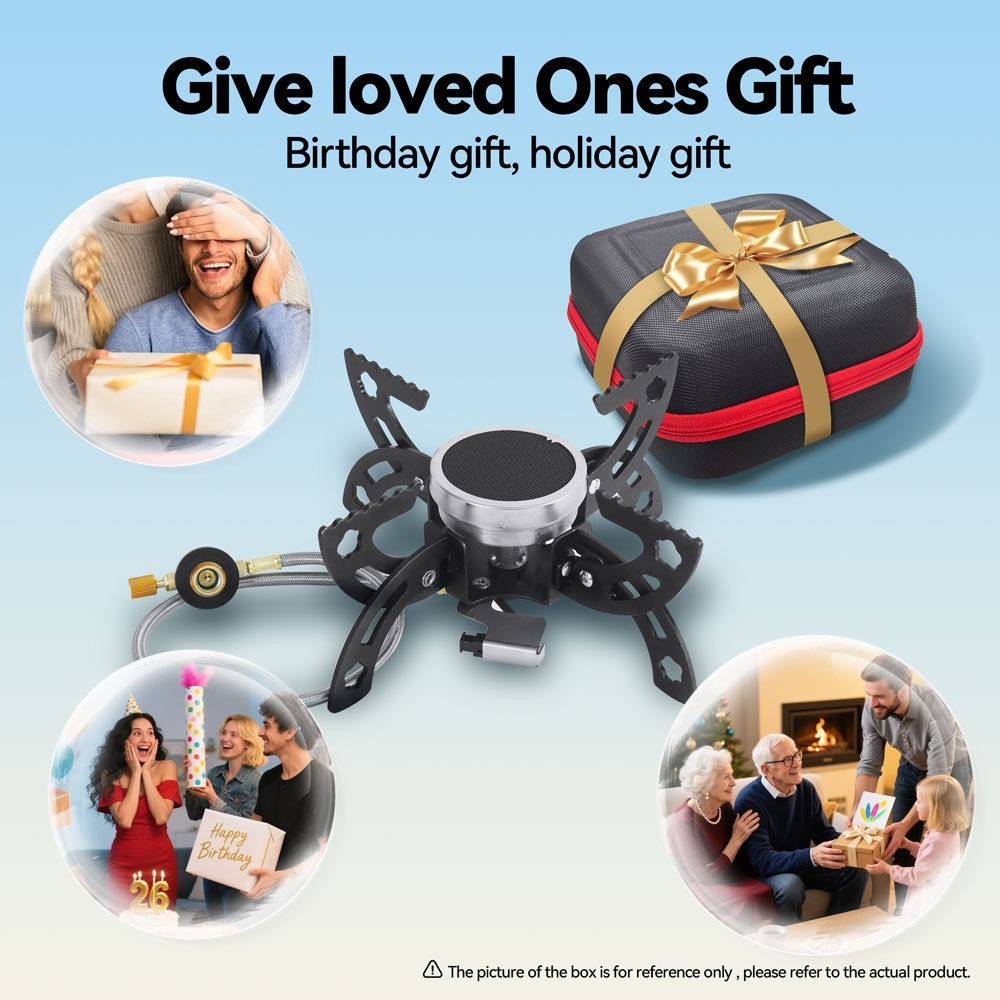 REDSUN FD1 Portable Infrared Camping Backpacking Foldtable Isobutane Gas Stove