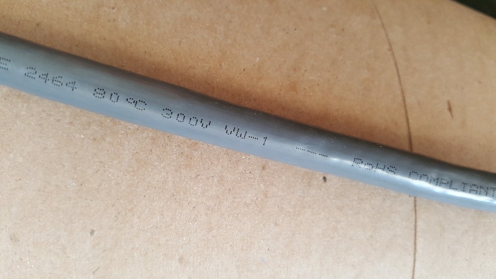 Madison/TE Connectivity 24/32C Solid Multi-Shielded Communication Cable Gry/25ft