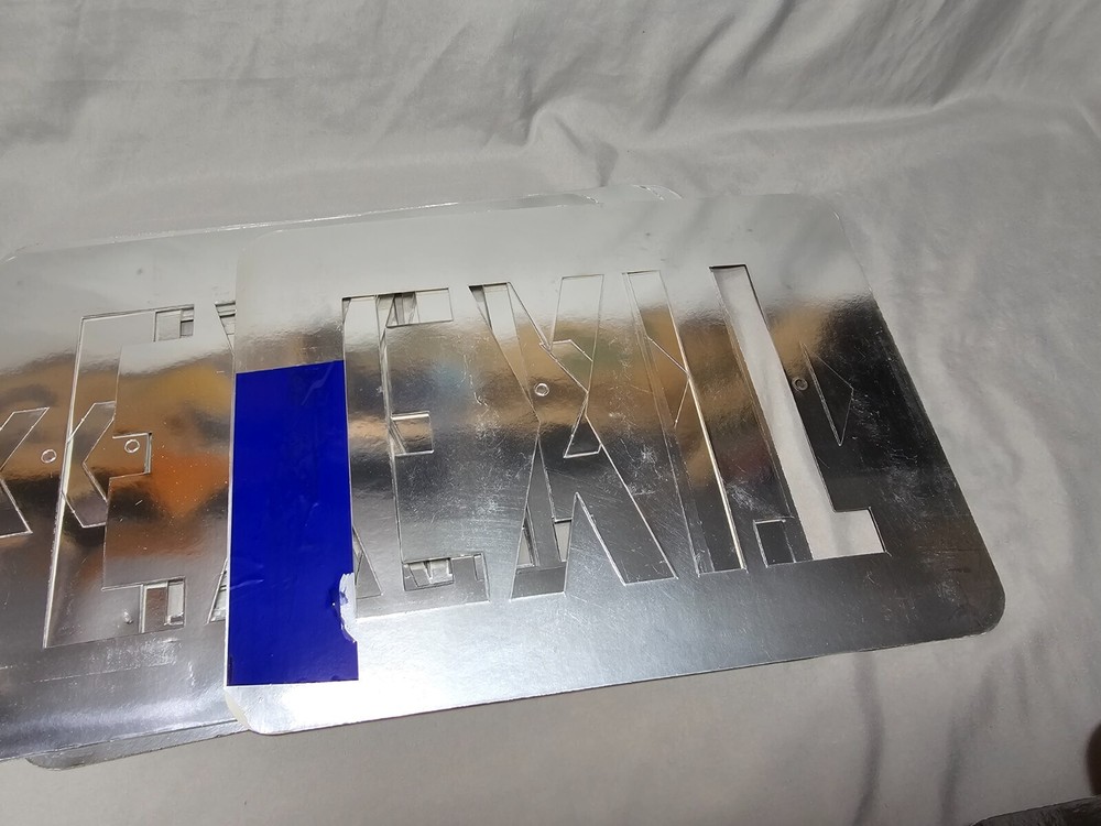 Replacement DIFFUSER Lens & STENCIL For 1990's DUAL-LITE EXCITE SERIES Exit Sign