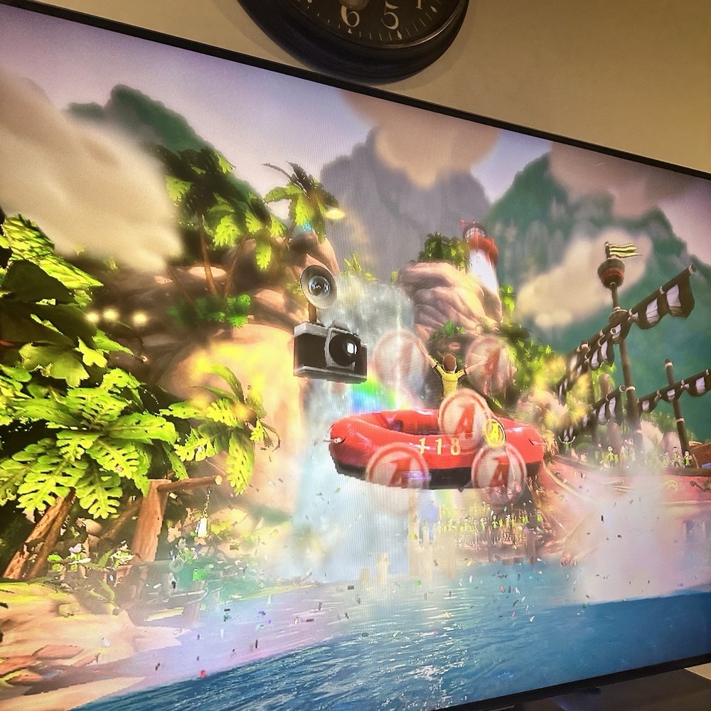 Xbox 360 Kinect Motion Sensor With Kinect Adventures - Tested