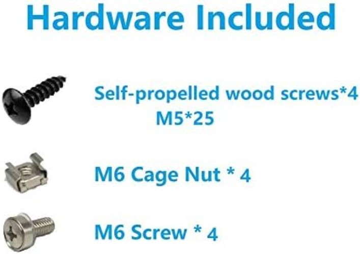 4U 19 Inch Vertical Wall Mount Rack Lightweight Wall Mountable Server Rack fo...