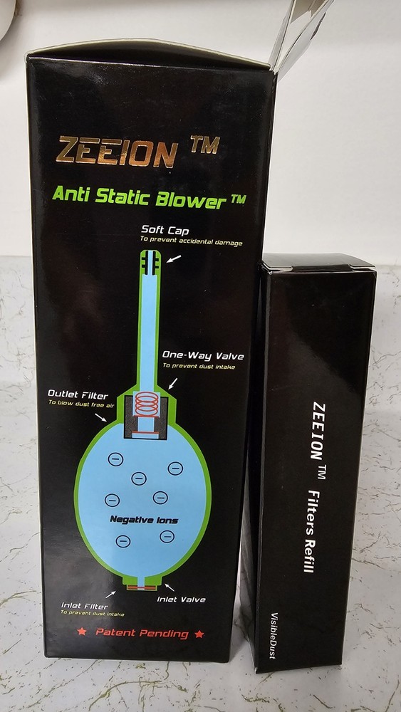 VisibleDust Zeeion Anti-Static Blower & Extra Filter Refill for Electronics
