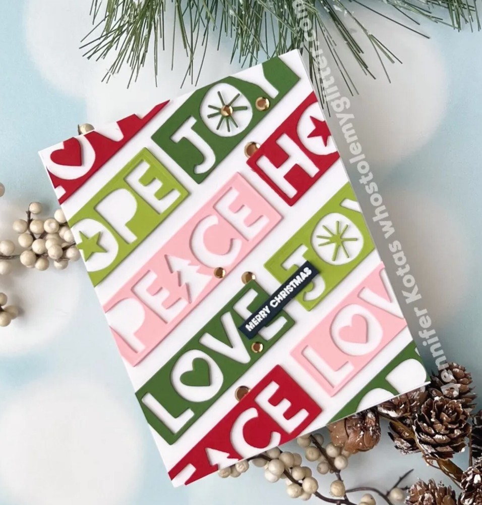 Sizzix Thinlits Christmas Cutouts 16pc set #666064 Retail $19.99 by Tim Holtz