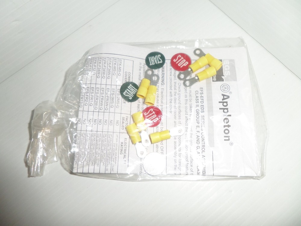 ⭐NEW IN BOX⭐ APPLETON EFDB110DU2 EXPLOSION PROOF START/STOP PUSH BUTTON 1"