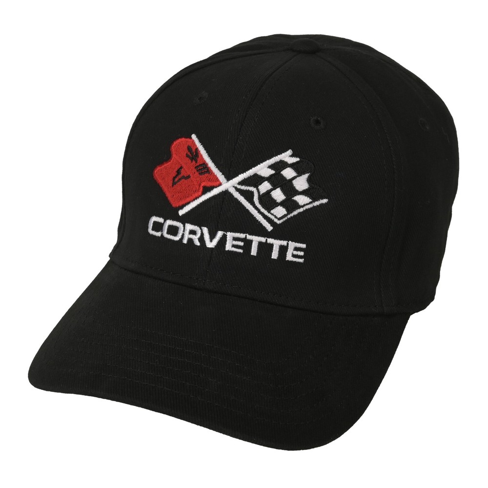 1968-1982 Corvette C3 Logo Hat- Black Adjustable