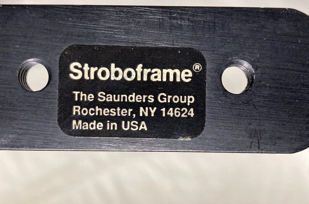Stroboframe Aluminum Flash Camera Flip Lightweight Bracket. Black USA