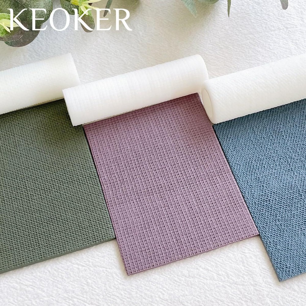KEOKER Polymer Clay Texture Roller, Roller for Making 3pcs All