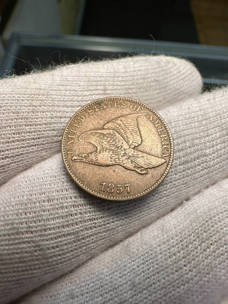 1857 Flying Eagle Cent XF