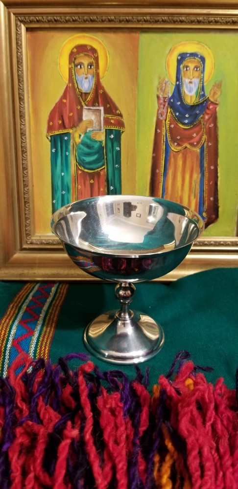 1 Vintage Silver Water Goblet