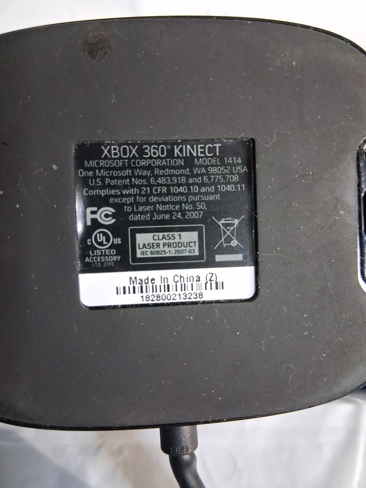 Microsoft XBOX 360 Kinect Sensor Bar Model 1414