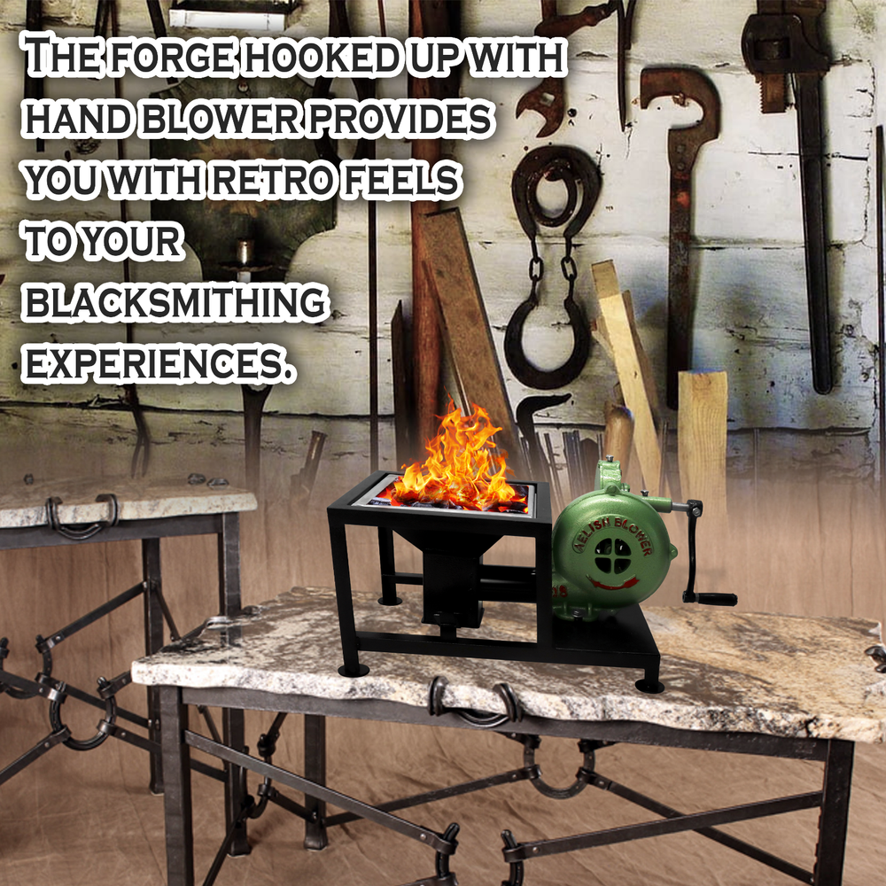 SIMOND STORE Blacksmith's Forge Pedal Type Handle Hand Blower