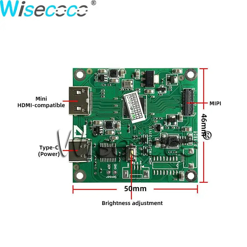 4 Inch 720*720 Round IPS LCD Display Screen HDMI Module Driver Board Controller