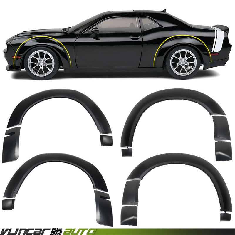 For Dodge Challenger 2015-2023 Upgrade Fender Flares Set Demon SXT GT V6 3.6L
