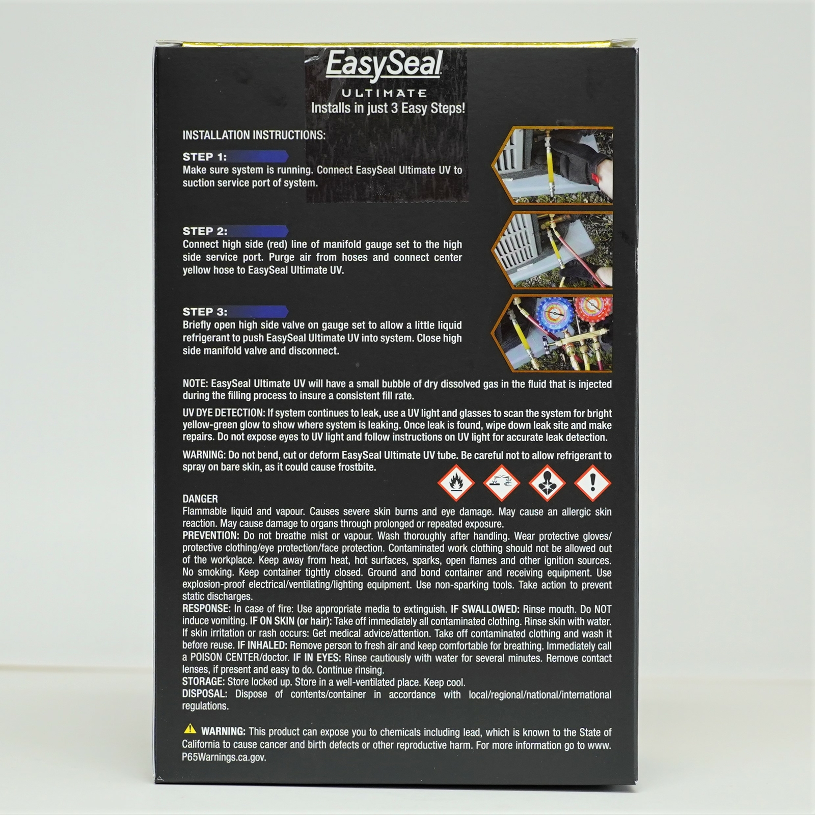 Nu-Calgon Easy Seal with UV Dye 4050-12 2 to 7.5 Tons 6 Pack with UV Light