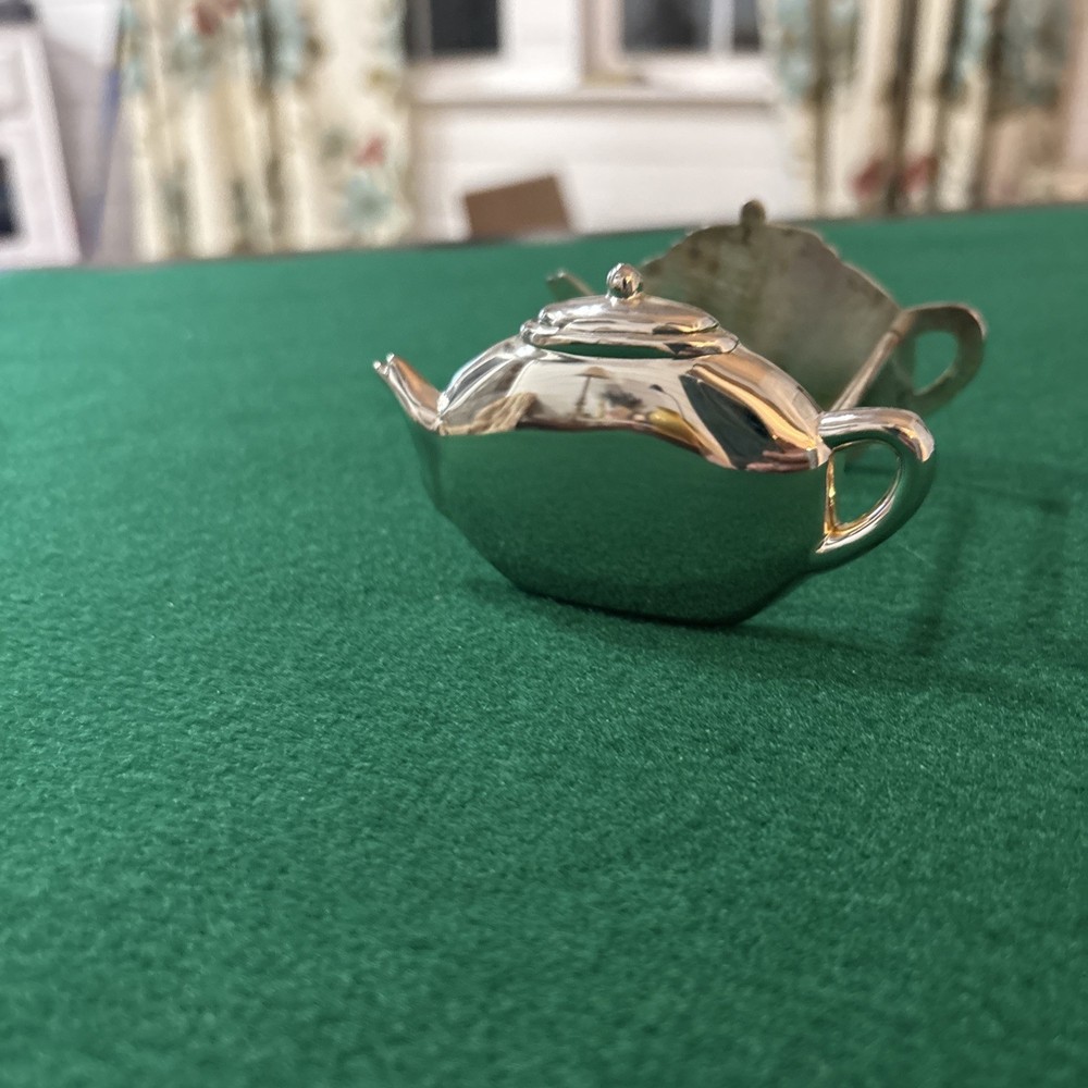 Vintage Silver Plated Tea Bag Holder