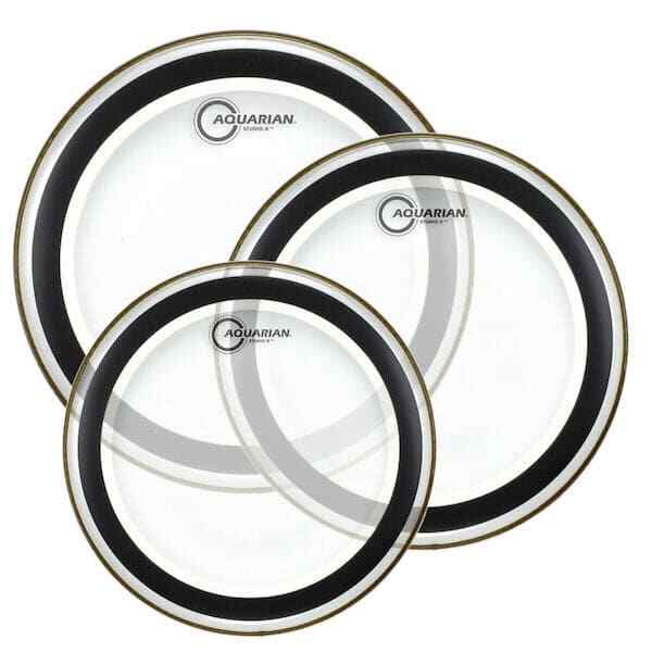Aquarian Studio X Clear Drumhead Pack 10/12/14