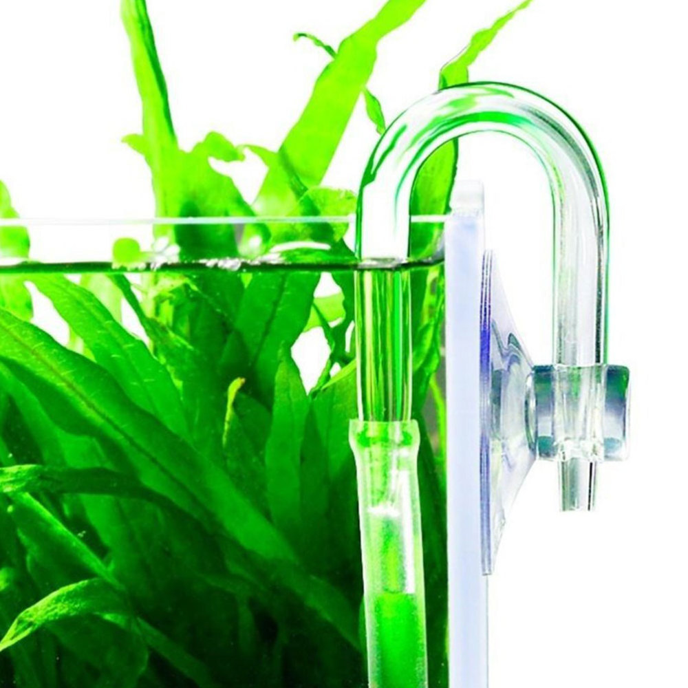 Aquarium Plants Co2 Diffuser Fish -shaped Tube Connector System