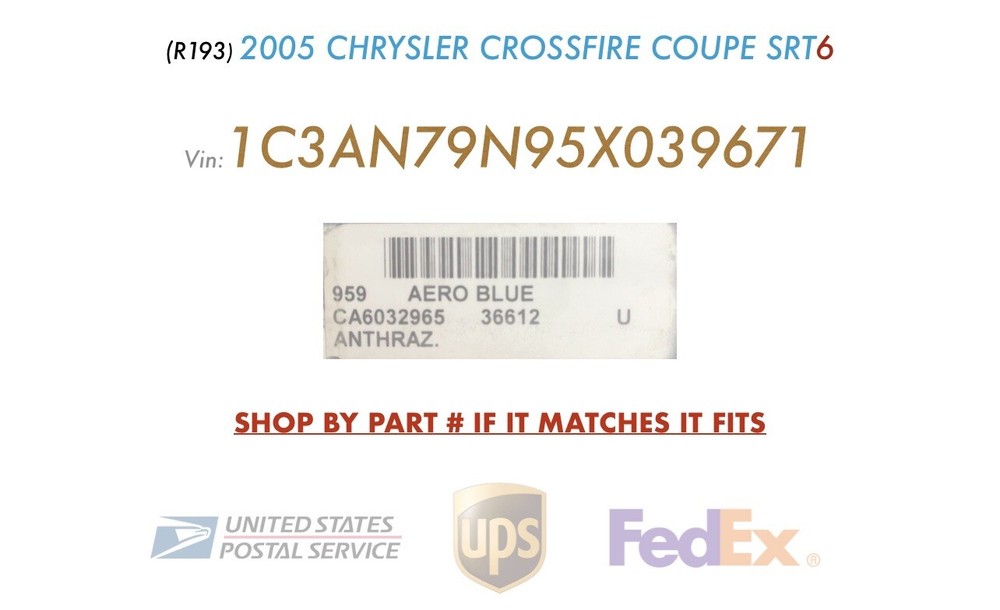 2005 CHRYSLER CROSSFIRE SRT6 DISK NAVIGATION NAV MAP WEST 1938270259