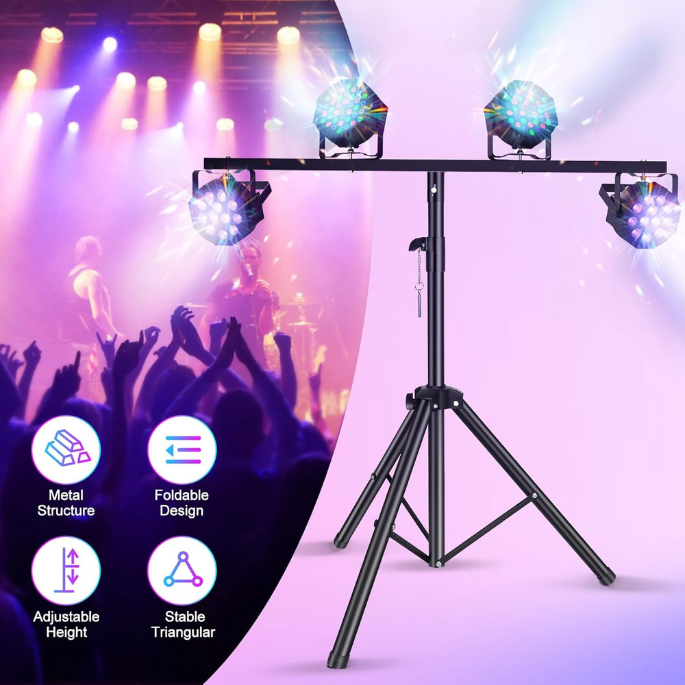 Light Stand, DJ Light Stand for Par Lights, Protable Light Stand Tripod, Lightwe