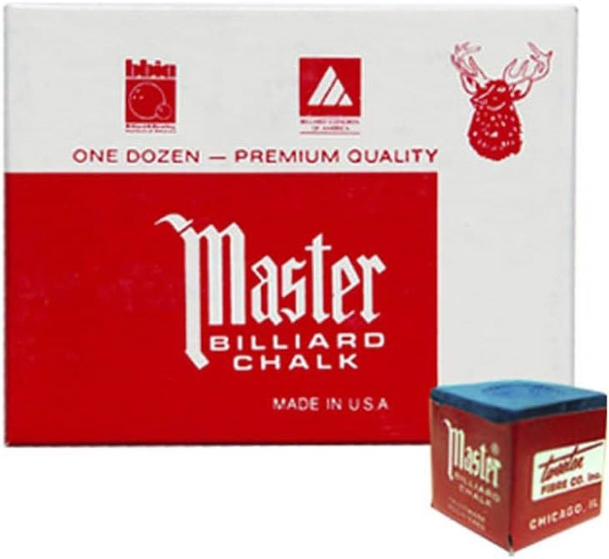 s Blue Cue Chalk - 4 Dozen