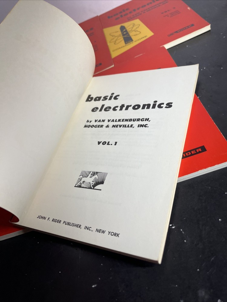 Basic Electronics Volume 1-5 1955 Rider Publication