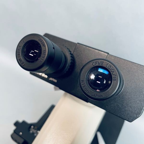 Nikon Alphaphot-2 YS2 Binocular Microscope with Four Objectives