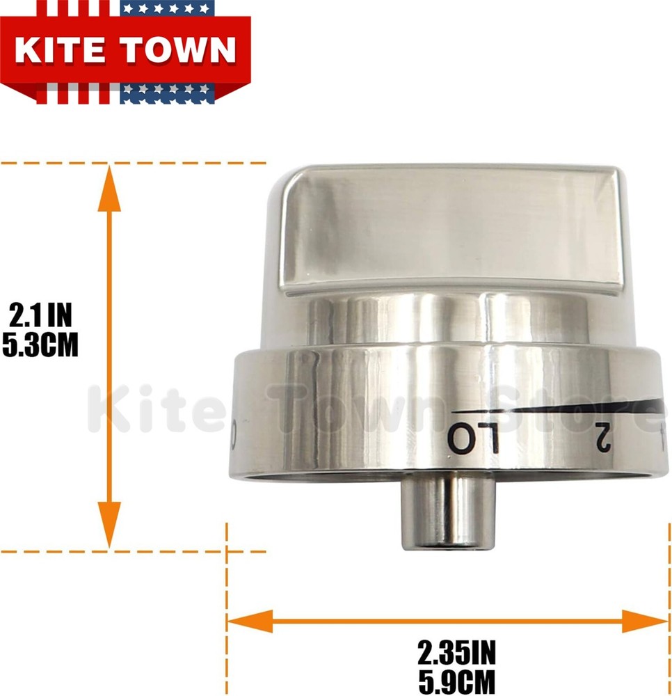 5 Pack AEZ73453509 Burner Knobs Replacement Parts for LG Range LDG3015ST