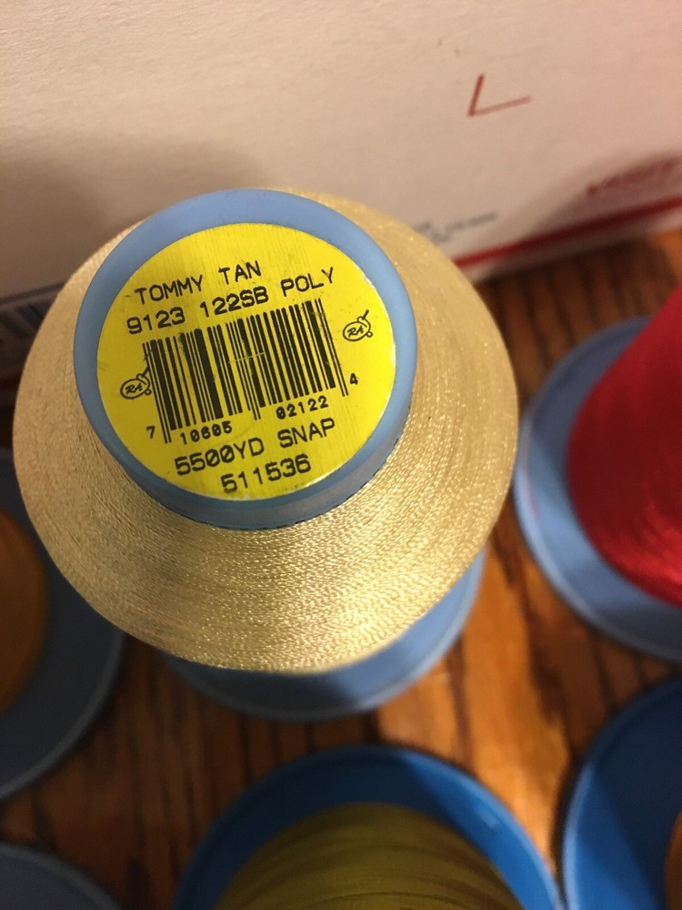 6pcs Different Brand Different Color Embroidery Thread 5000m