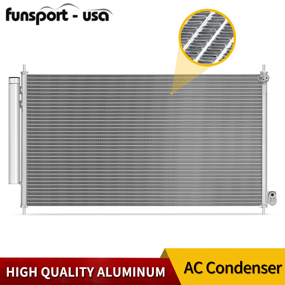 AC Condenser for 2012-2015 Honda Civic Sedan 13-22 Acura ILX 1.5L 1.8L 2.0L 2.4L