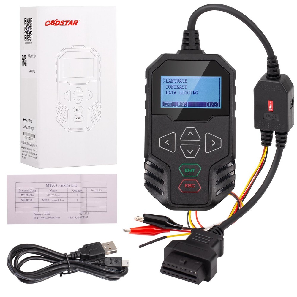 OBDSTAR MT203 CAN Driver/Gateway Simulator SupportDash,Audio,Gear Lever,AC Panel