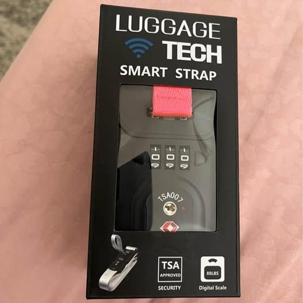 Luggage Tech Smart Strap TSA APPROVED LOCK/ Digital Scale