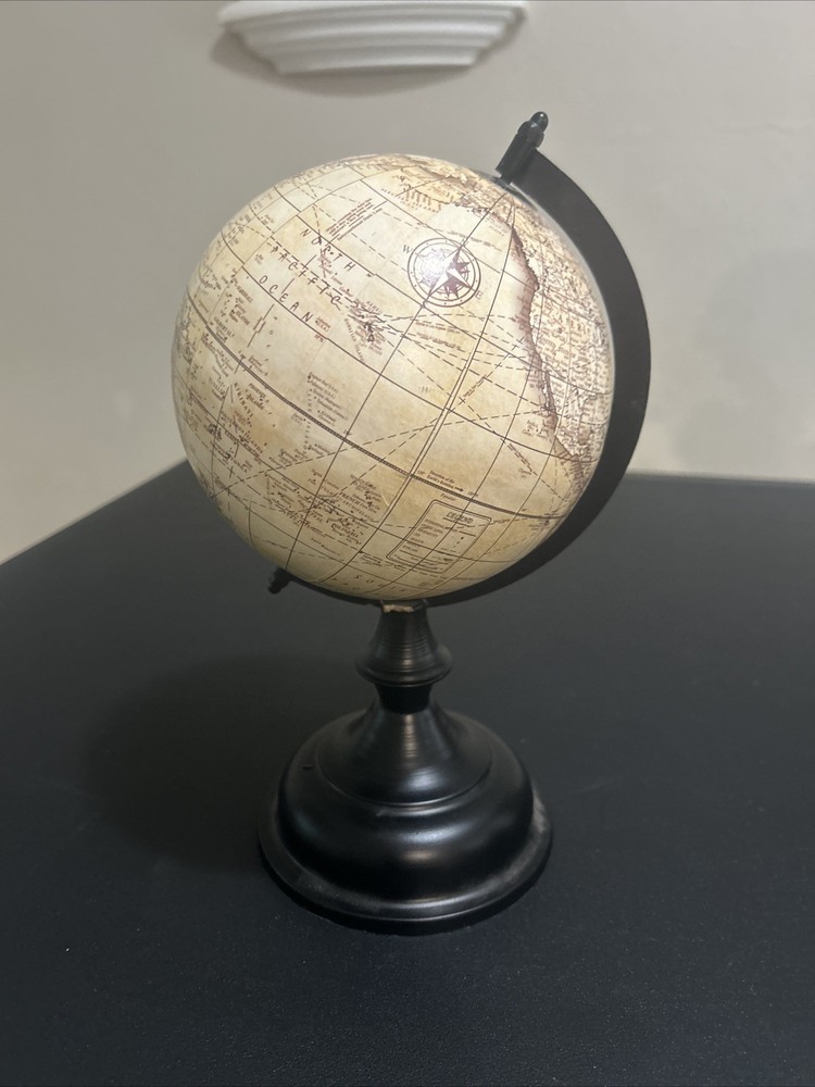 Desktop Globe Wooden Stand 12”