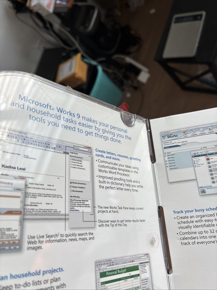 Microsoft Works 9 for Windows XP and Windows Vista
