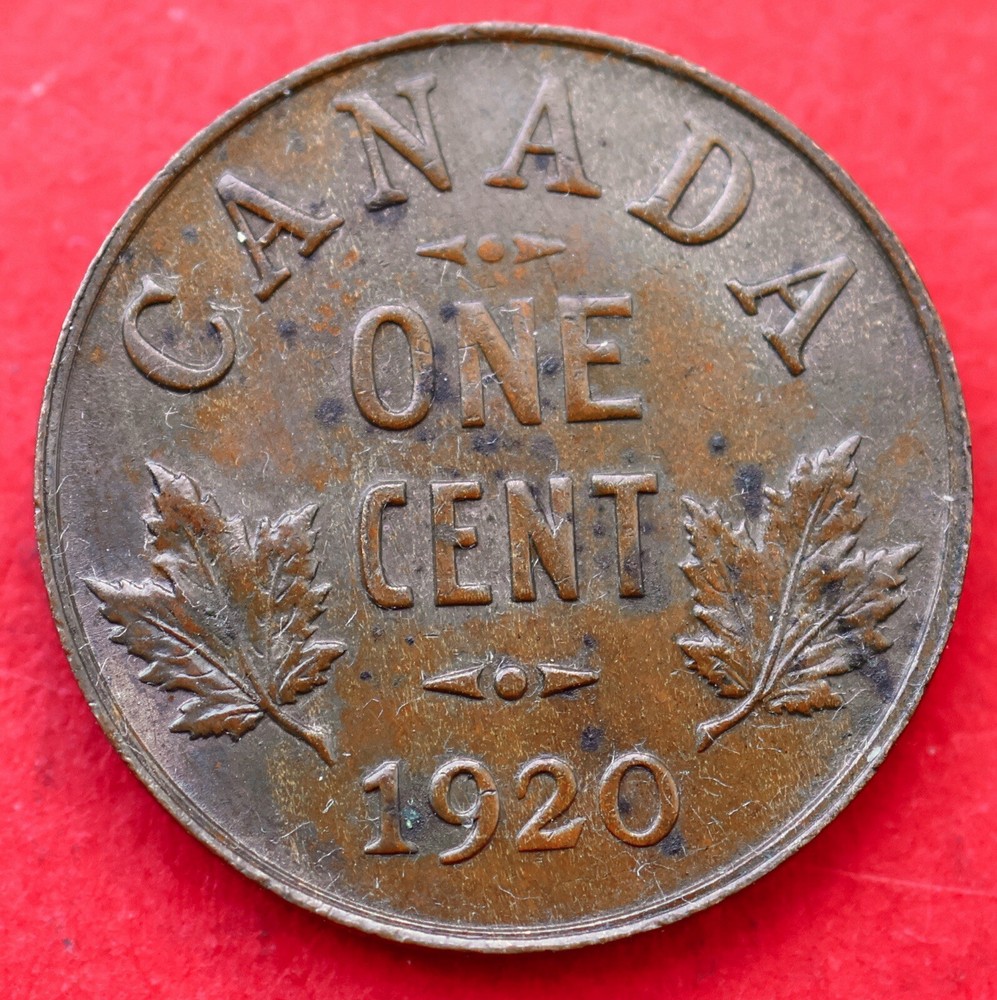 1920 Canada 1 Cent - AU58 - Lot#12277