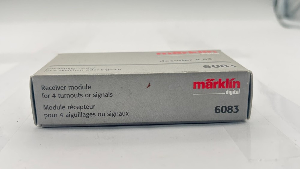 Märklin 6083 decoder k83 in original packaging with description k 83