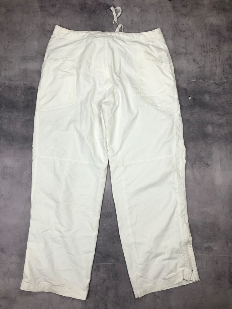 vintage nike white pant Mini logo