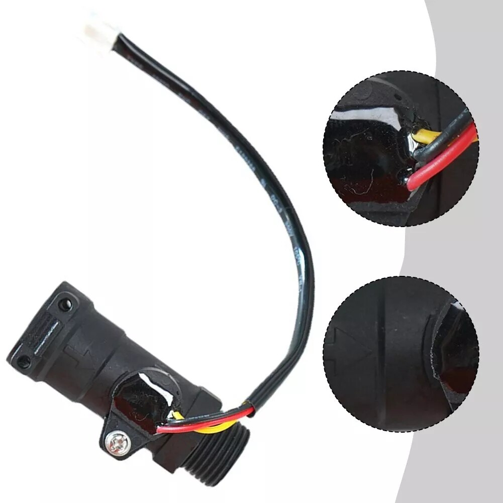 2pc Water Flow Sensor Water Heater Flow Meter Water Heater Flow Sensor Hot Water