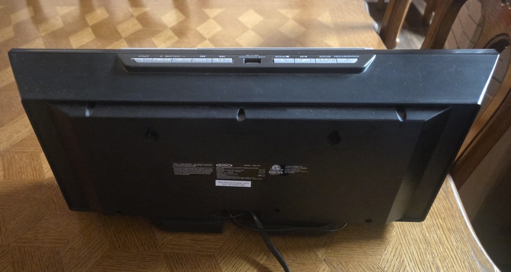 Jensen JBM315 Wall Mountable Bluetooth Music System CD Player Remote TESTED