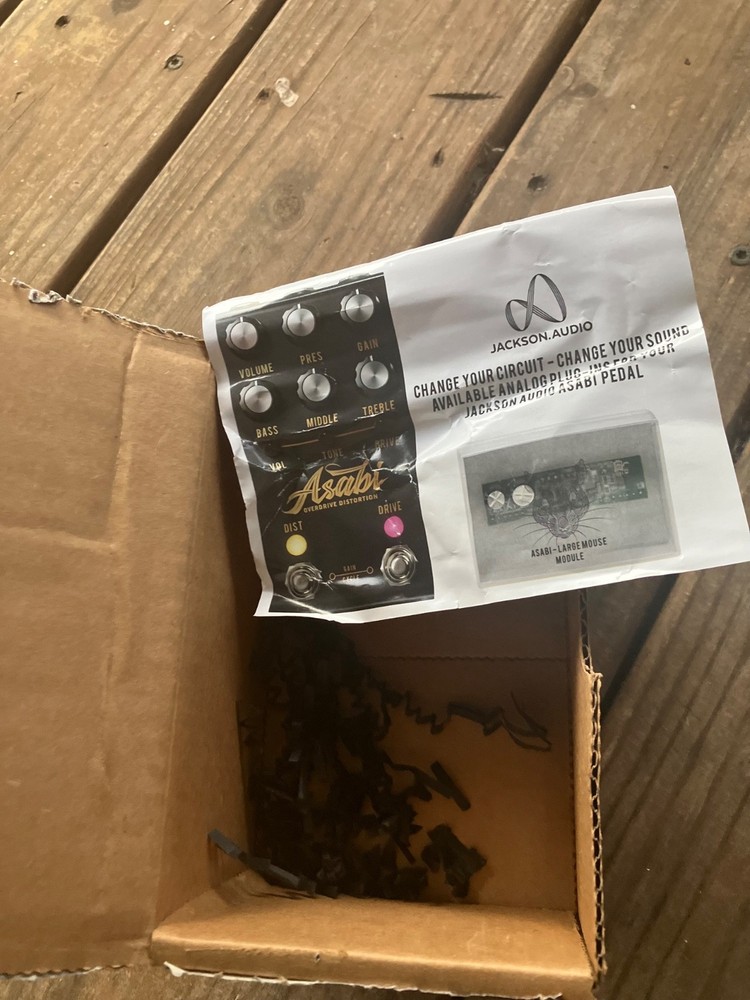 Jackson Audio Fuzz Pedal EMPTY Retail Sales Box