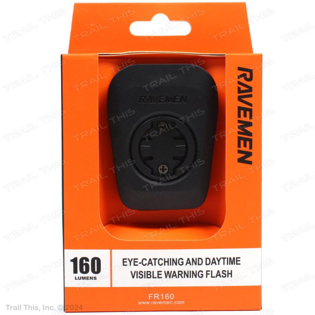 RAVEMEN FR160 Bicycle Headlight Computer USB Rechargeable Garmin-Compatible