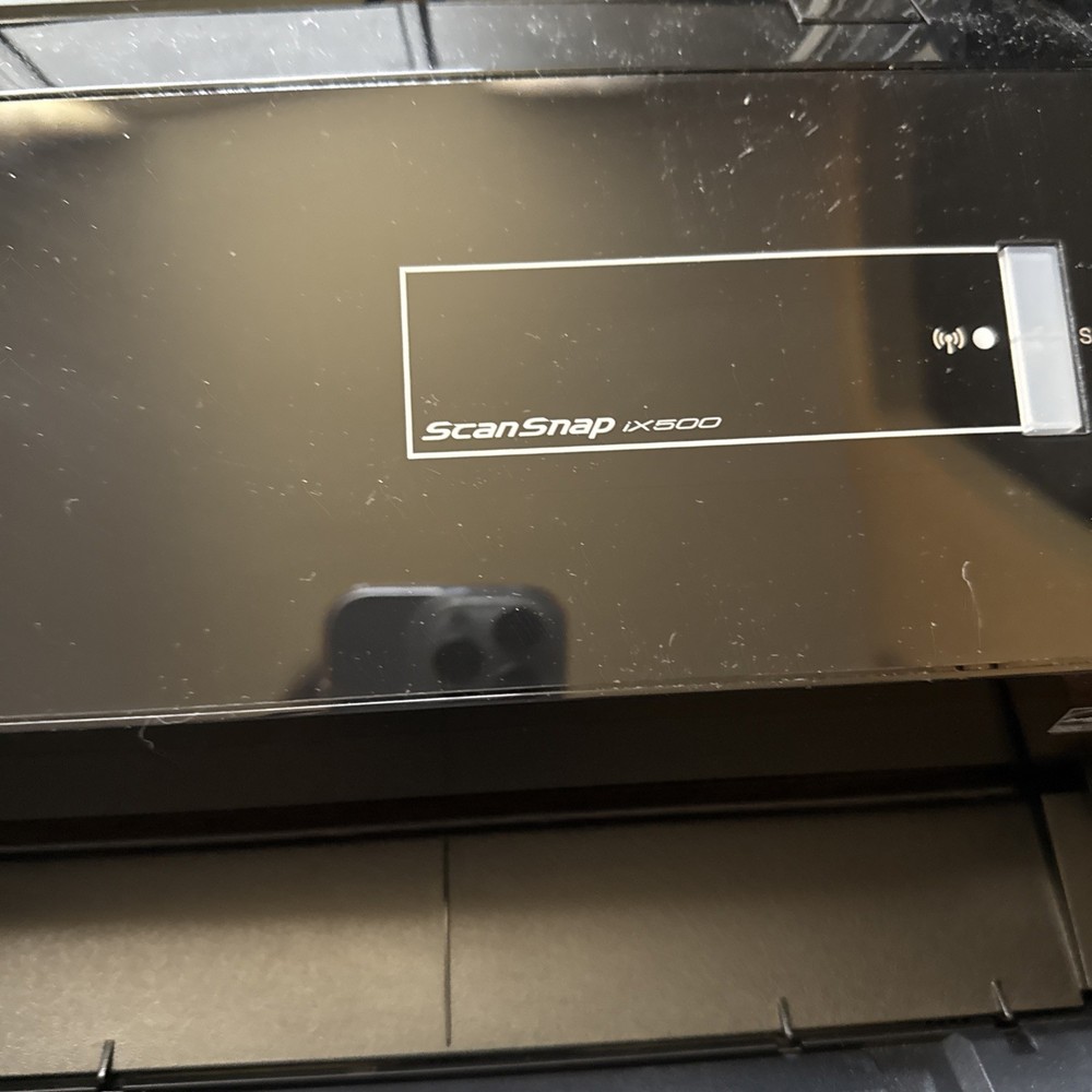 Fujitsu ScanSnap ix500 Wireless Document & Image Scanner with Power Supply