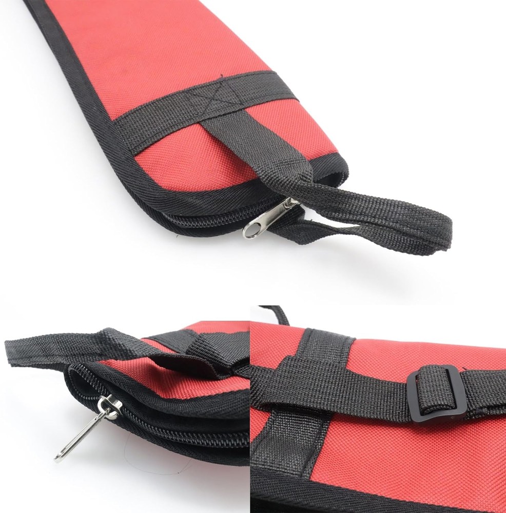 Portable Drumstick Storage Case, Small Hanging Holder With Hooks Inside for Drum