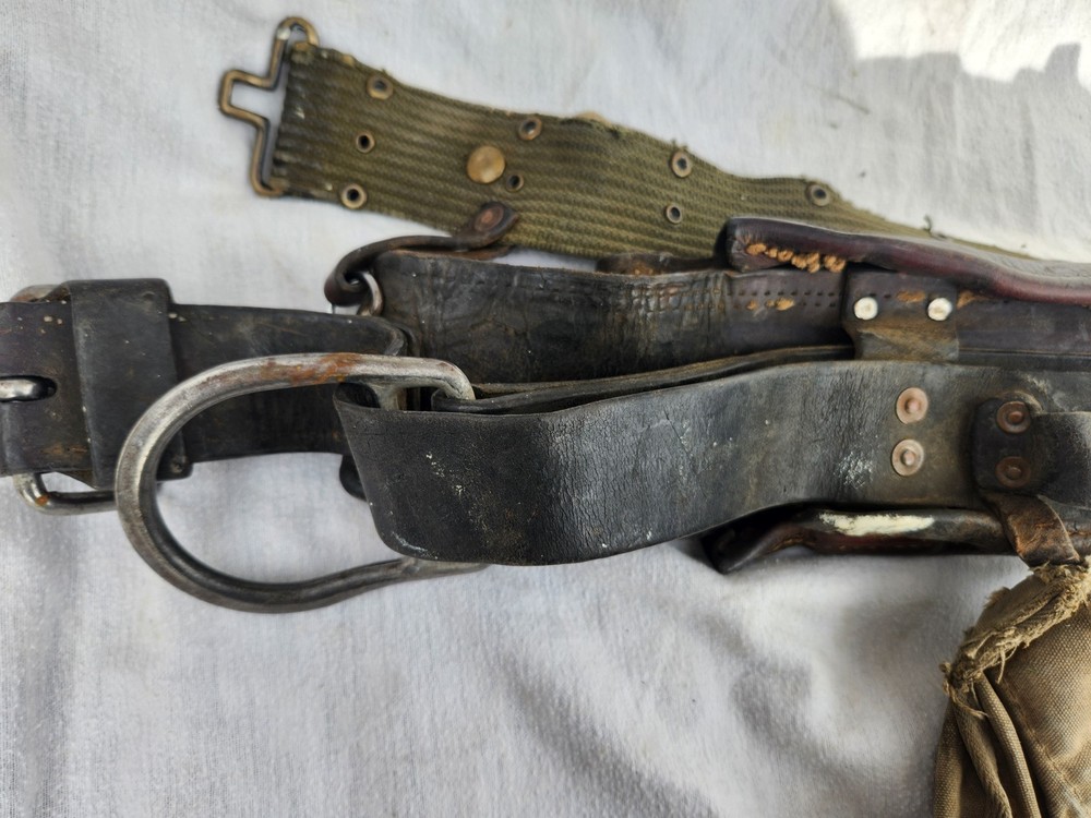 Buckingham & Bashlin Well Used Tree Pole Lineman Climbing Gear