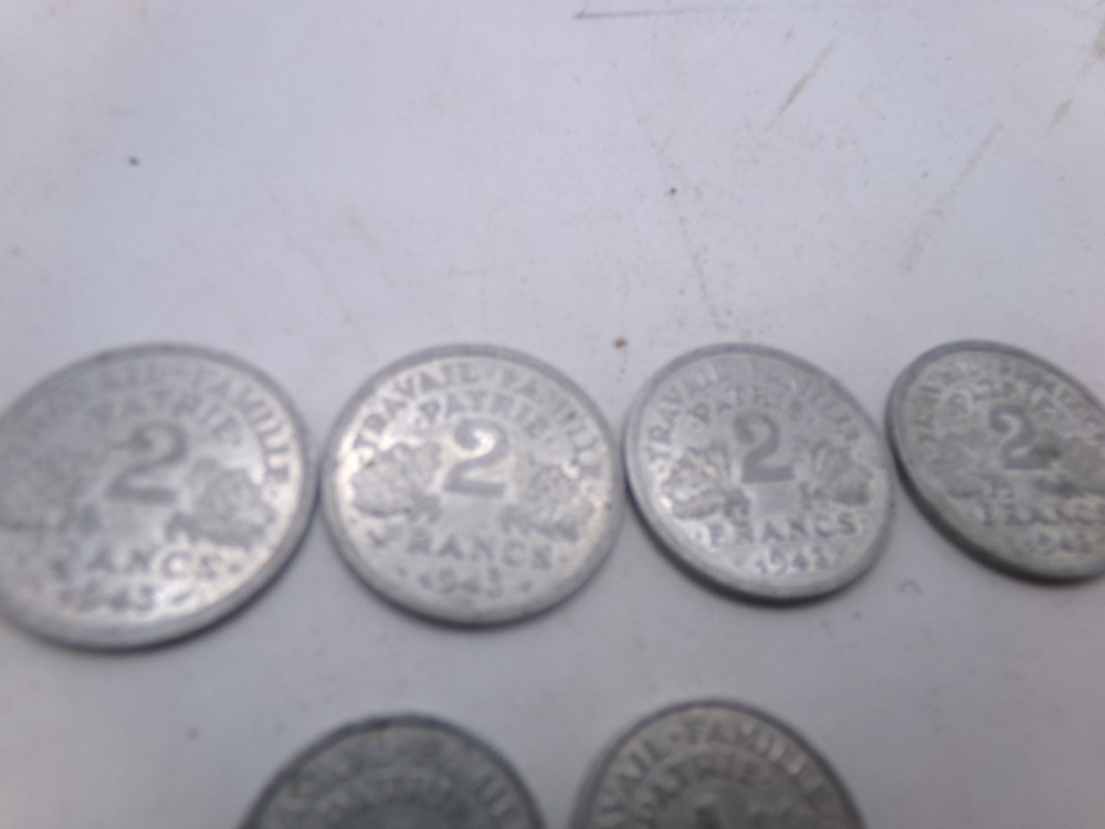 ww2 french coins