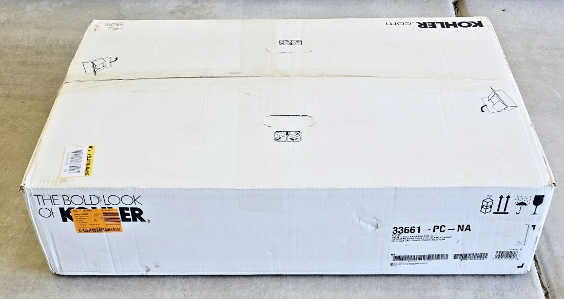 Kohler 33660-PC-NA Strive 29" Workstation Kitchen Sink, Stainless Steel*READ*